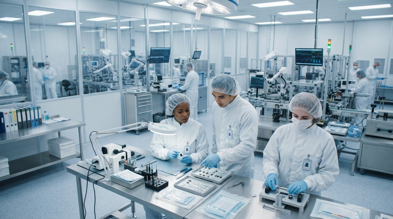 Diagnostic Device Manufacturing Services for Cleanroom Production